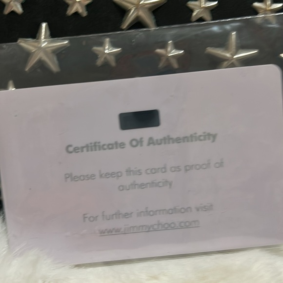 Jimmy Choo Star Studded Black Zip Around - Picture 11 of 12